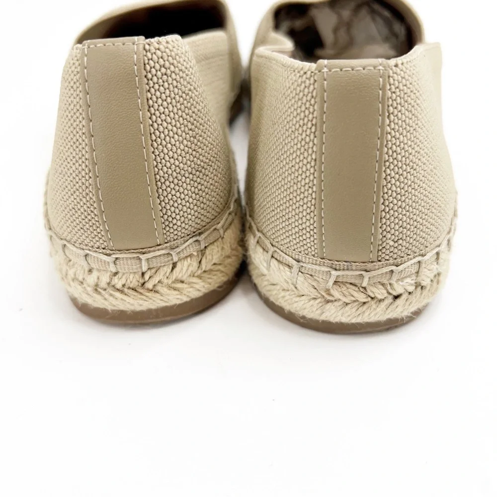 Banana Republic Tan Stretch Espadrilles, Size 8